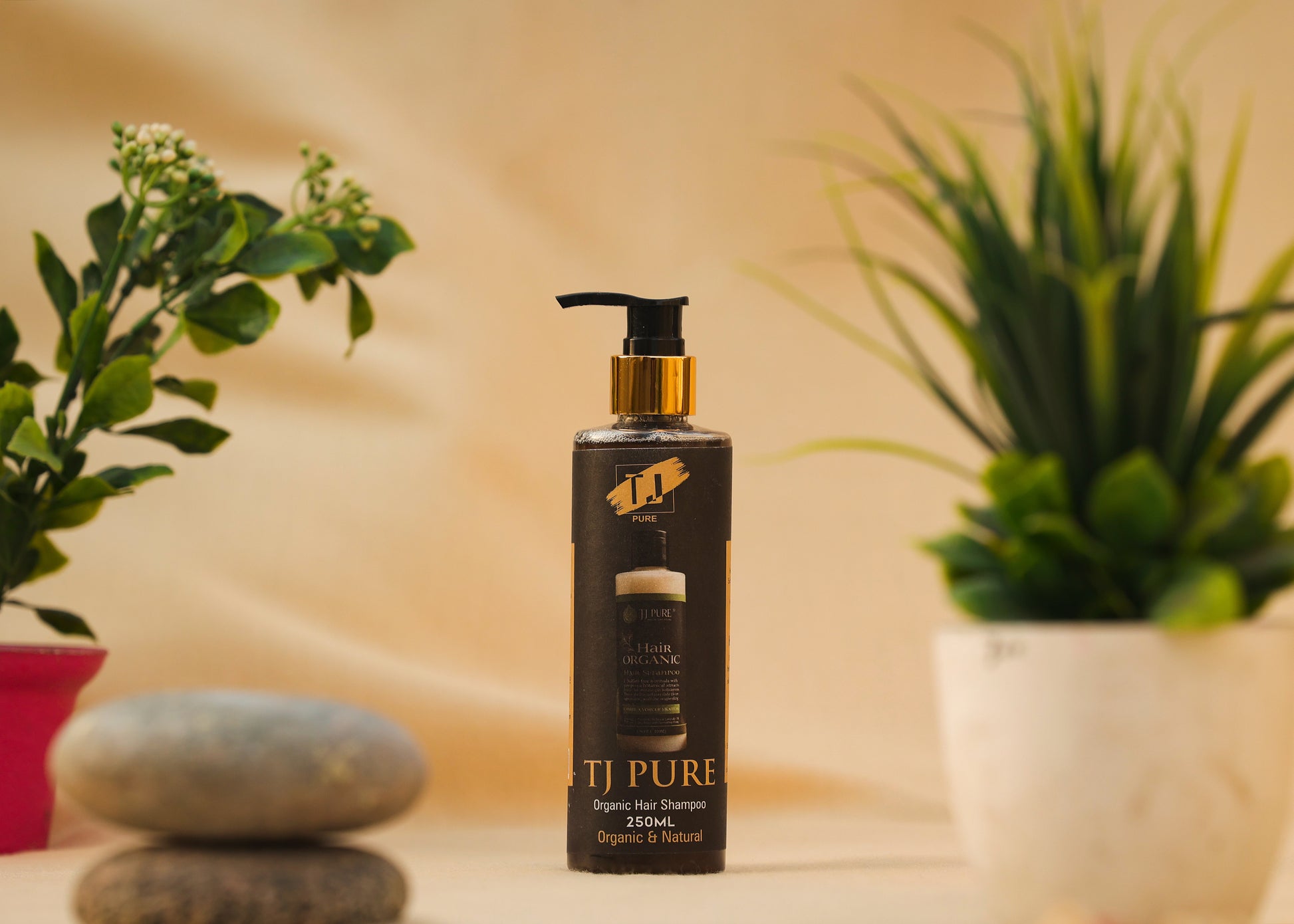  TJ PURE Organic Shampoo Bottle 250ml